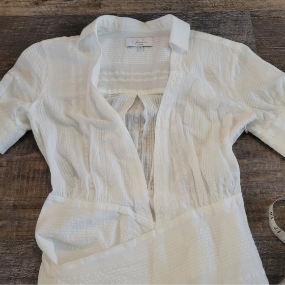 L'Academie Le Court Cotton Shirt Mini Dresss - Picture 8 of 11